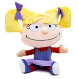 Dog Toy Squeaker Plush - Rugrats Angelica Pickles Full Body Sitting Pose