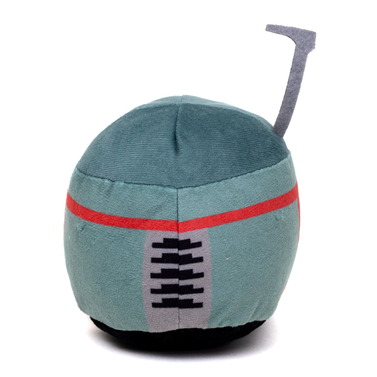 Dog Toy Squeaker Plush - Boba Fett Helmet Green