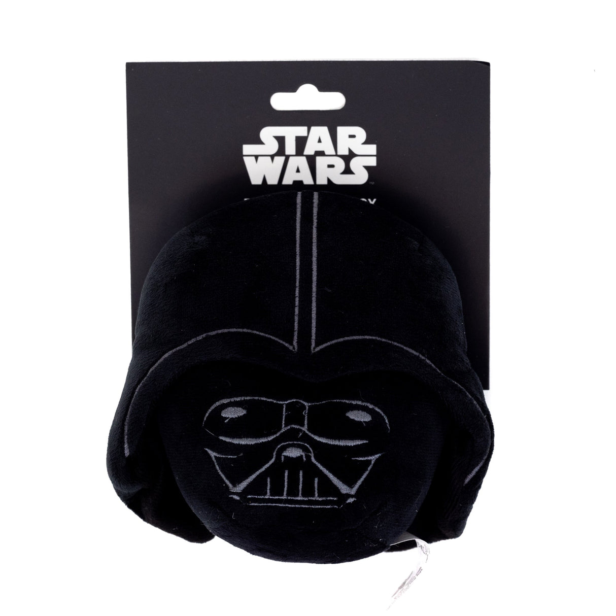 Dog Toy Squeaker Plush - Darth Vader Helmet Black