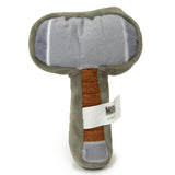 Dog Toy Squeaker Plush - Thor's Hammer Grays Browns