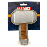 Dog Toy Squeaker Plush - Thor's Hammer Grays Browns