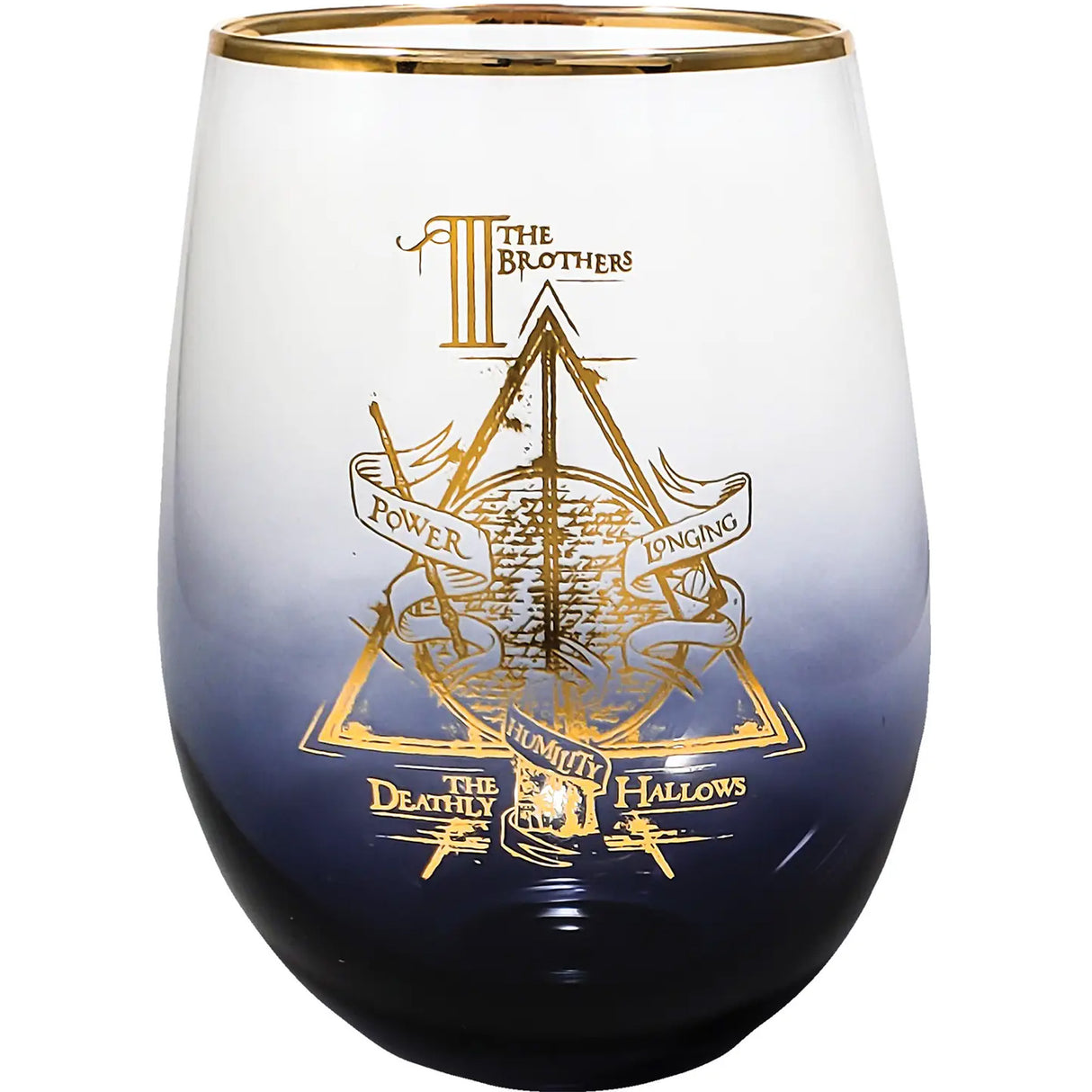 Deathly Hallows Stemless Glass