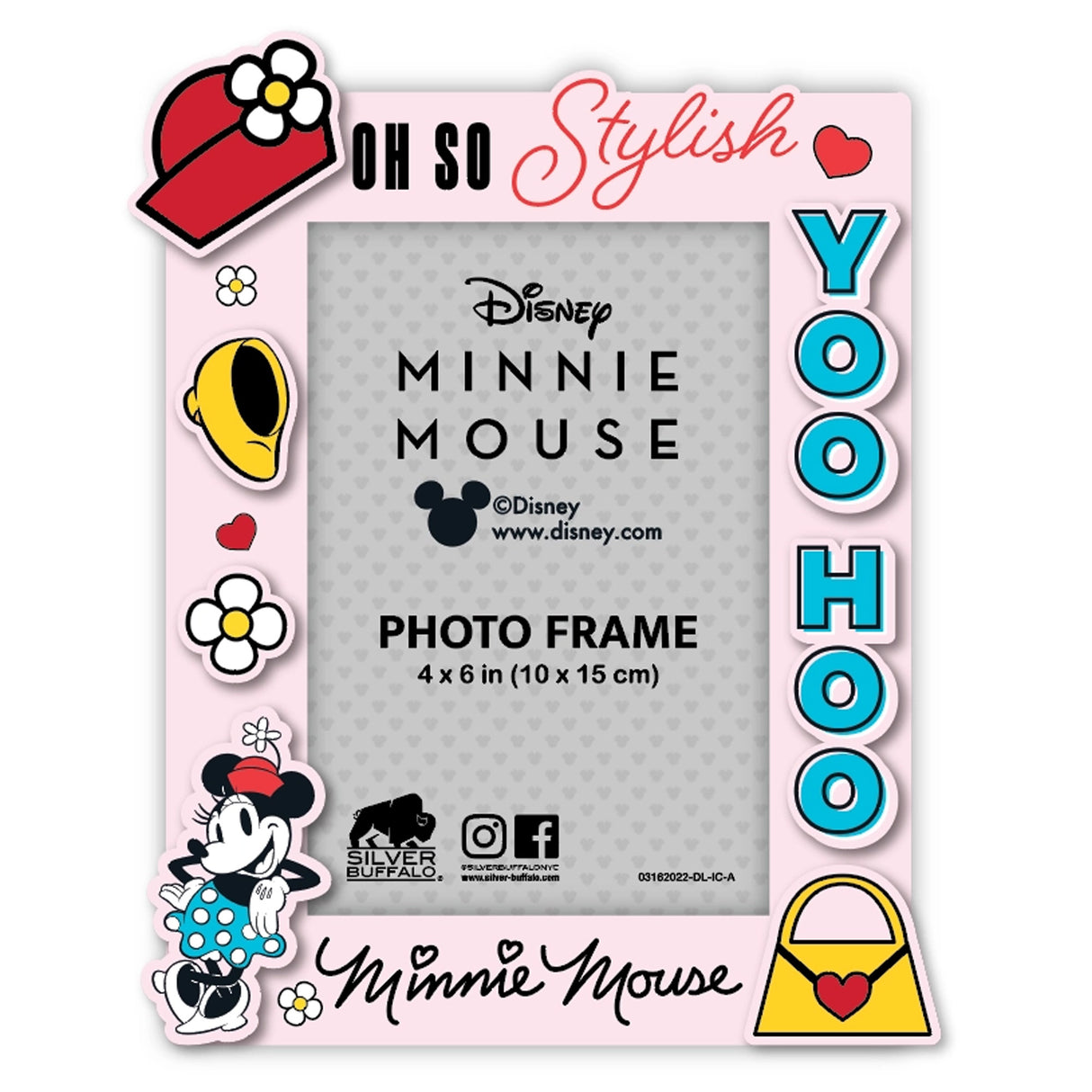 Disney Minnie Yoo Hoo 4" X 6" Resin Photo Frame