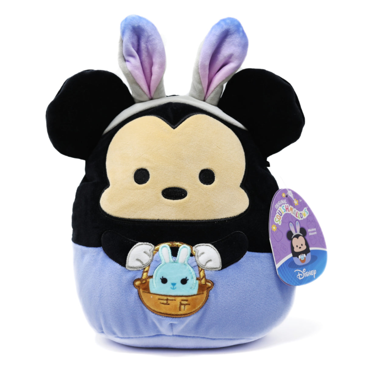 Squishmallow - Disney Easter 8" Mickey Mouse with Bunny Ears and Easter Basket