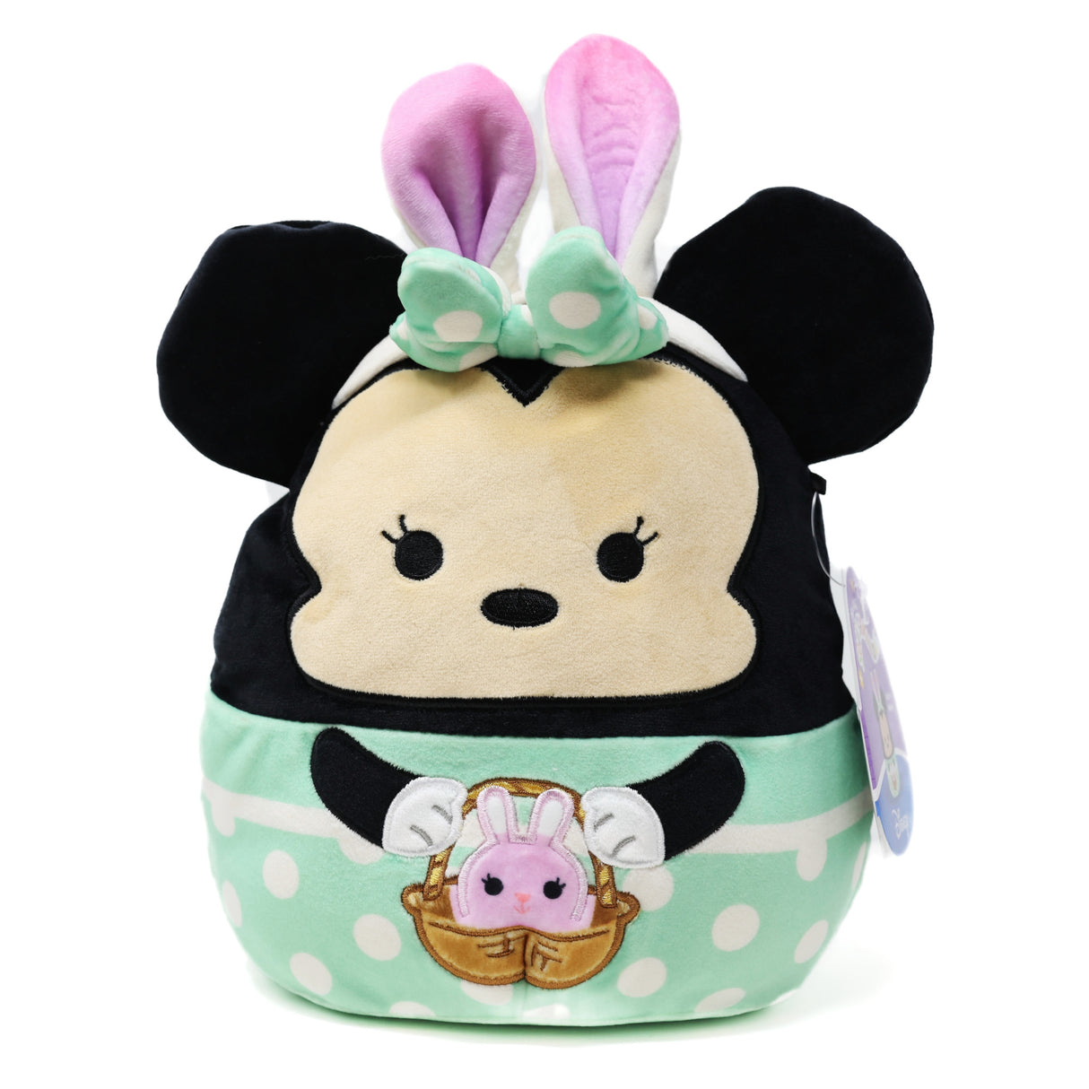 Squishmallow - Disney Easter 8" Minnie Mouse with Bunny Ears and Easter Basket