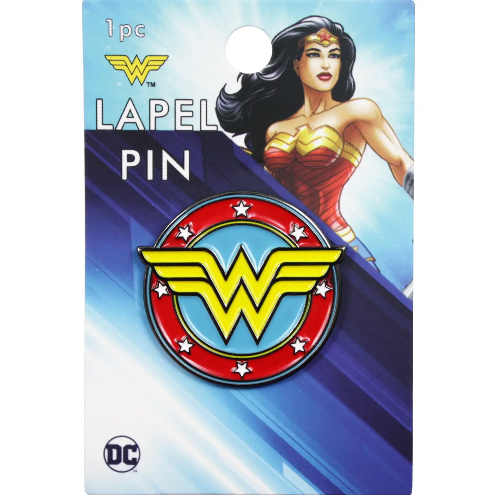 Wonder Woman Shield Logo Enamel Pin