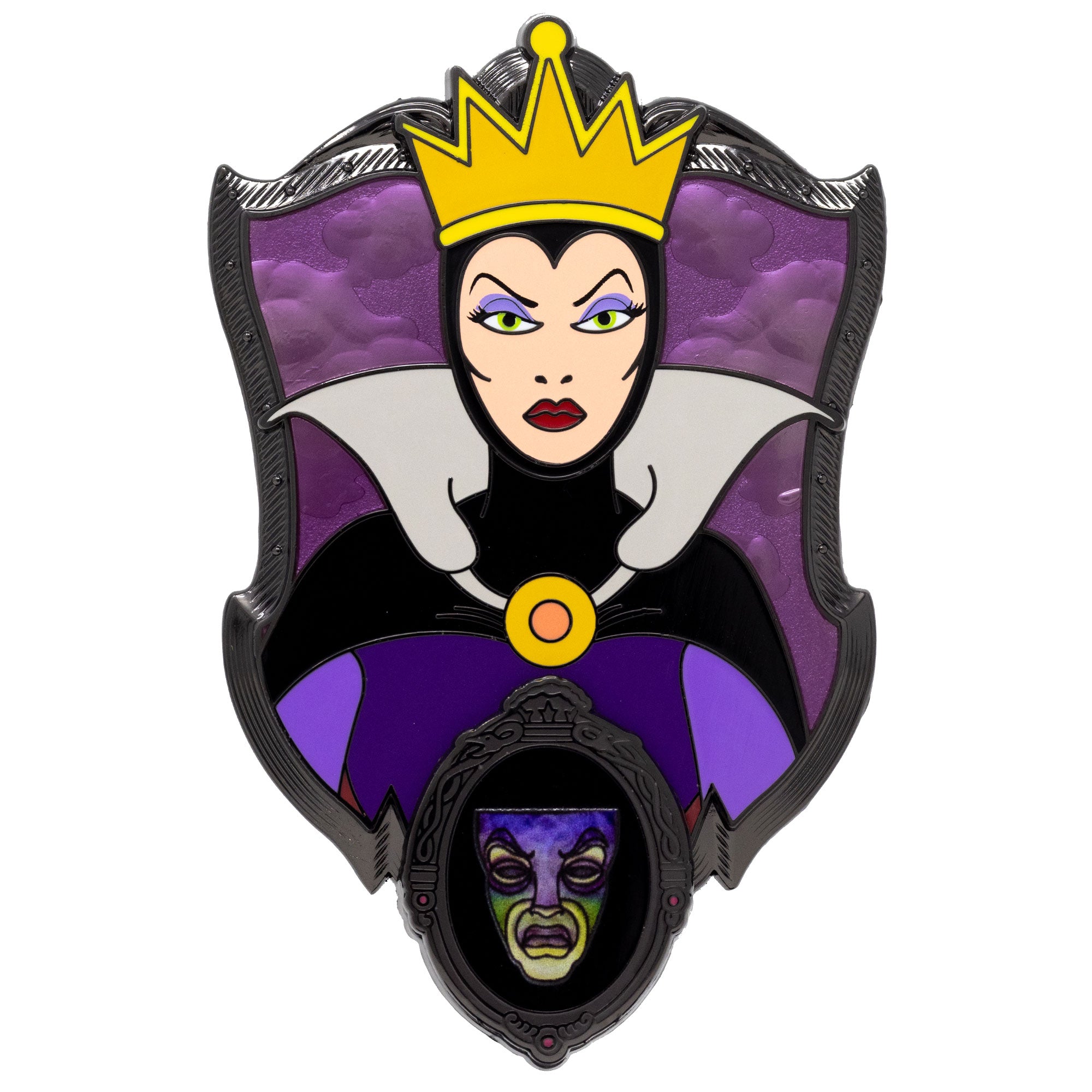 Disney Coat of Arms Evil Queen 3" Collectible Pin on Pin Special Edition 400