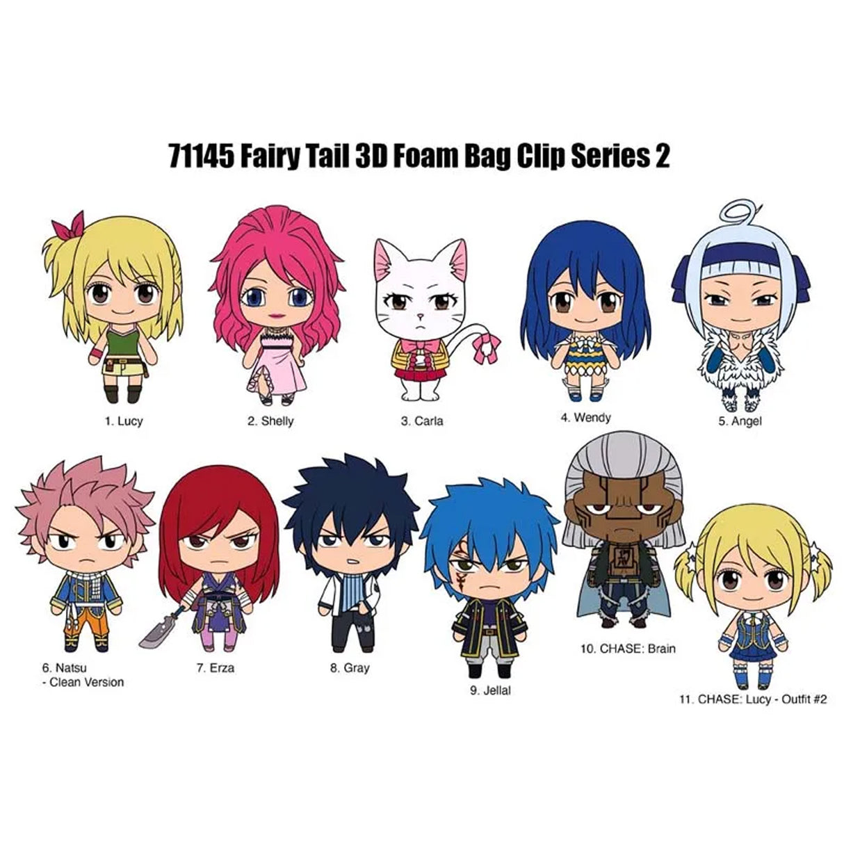 Fairy Tail Series 2 3D Bag Clip - Mystery Bag