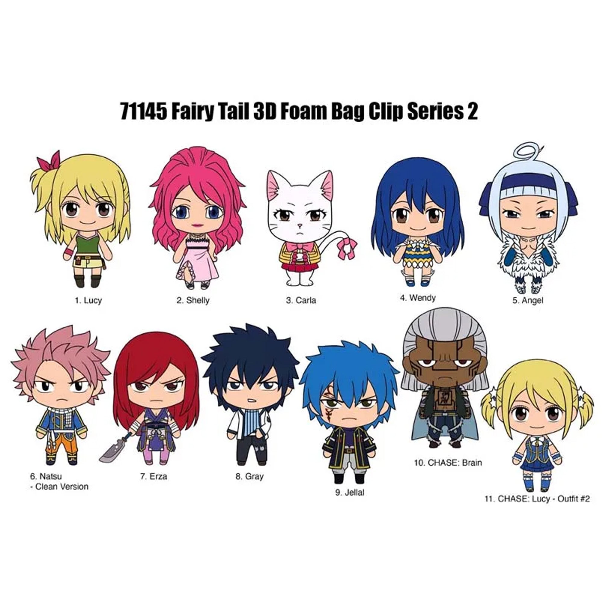 Fairy Tail Series 2 3D Bag Clip - Mystery Bag