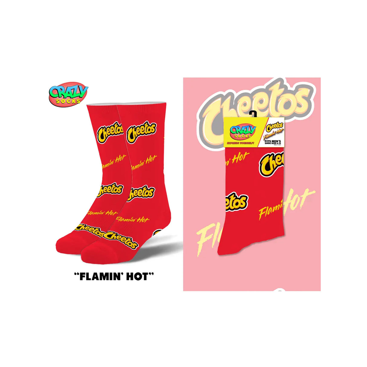 Flamin Hot Cheetos - Mens Crew Folded