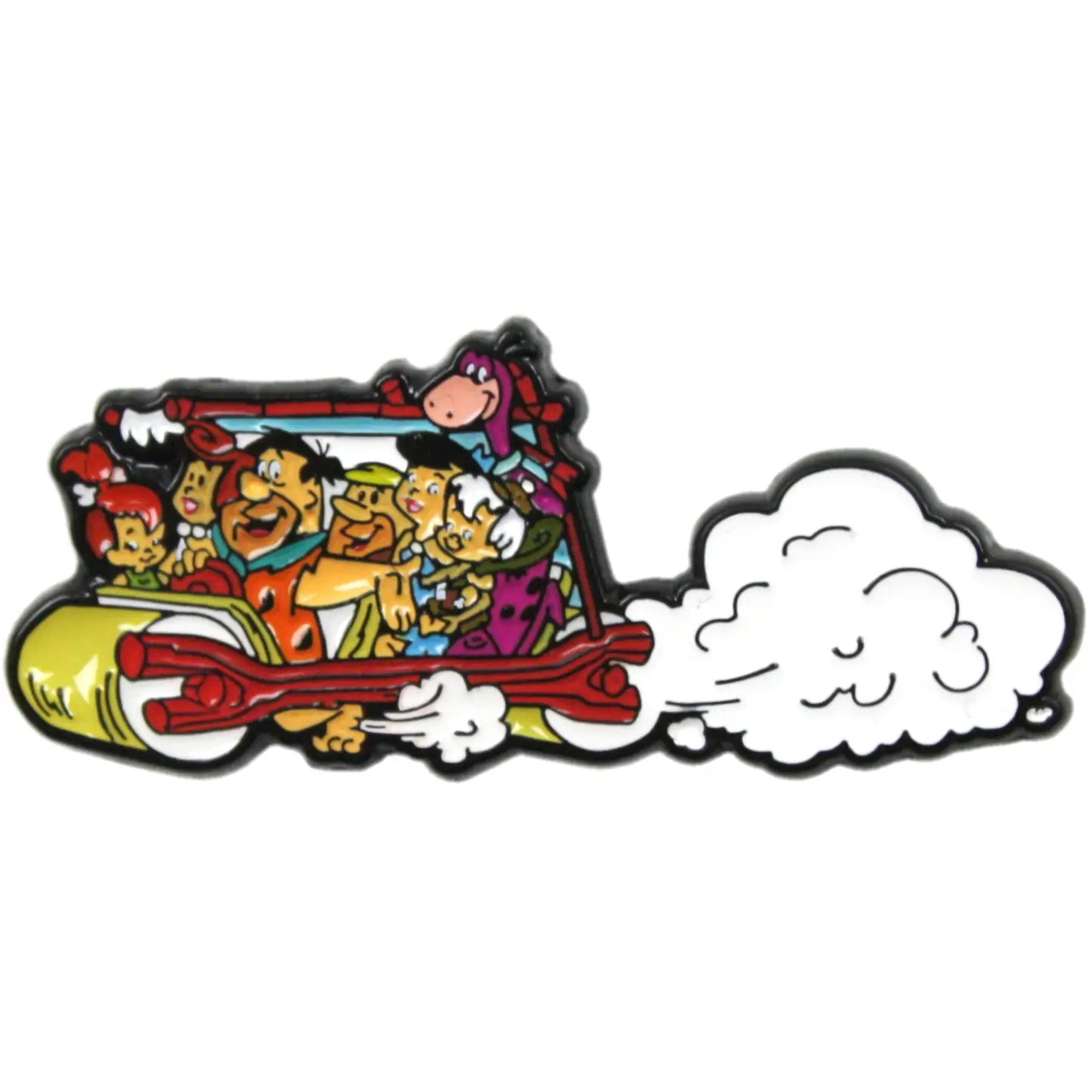 Flintstones, the - Group Shot - Driving Enamel Pin