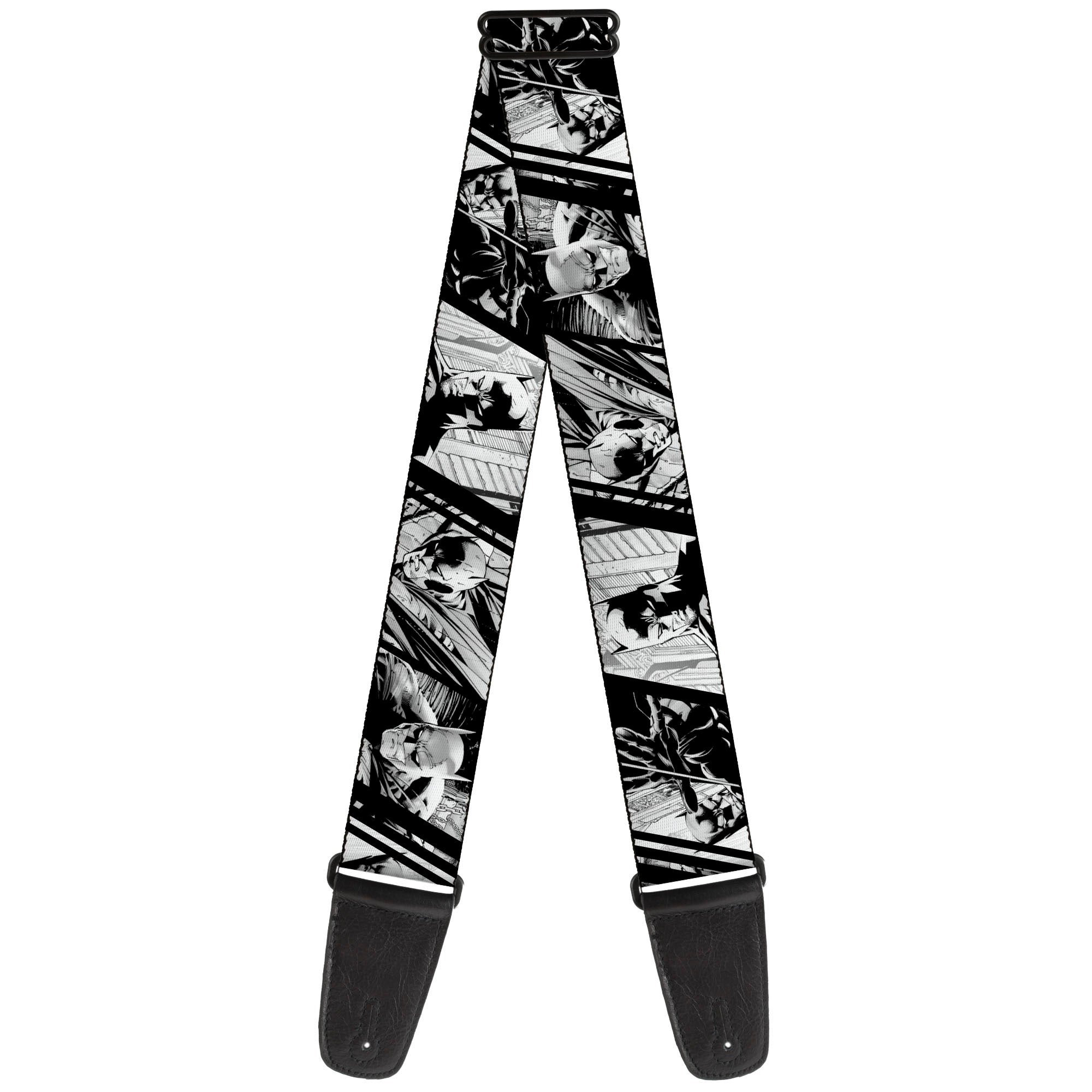 Guitar Strap - Batman Hush Pose Sketches Black/White