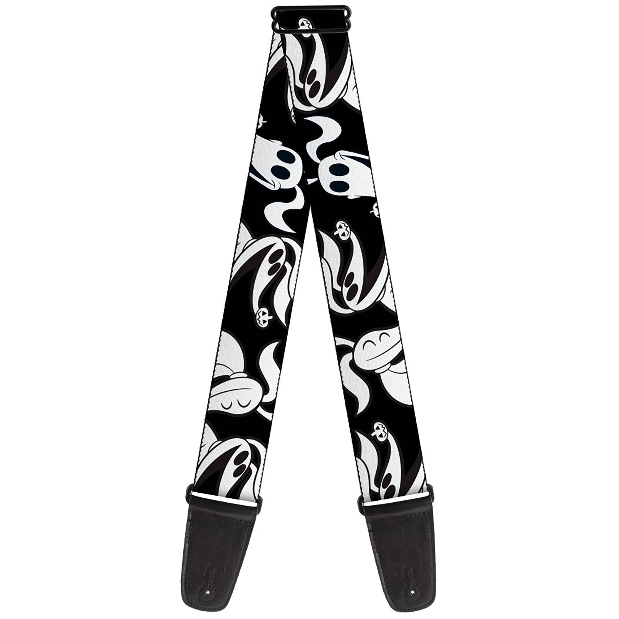 Guitar Strap - Nightmare Before Christmas Zero Expressions Black/White