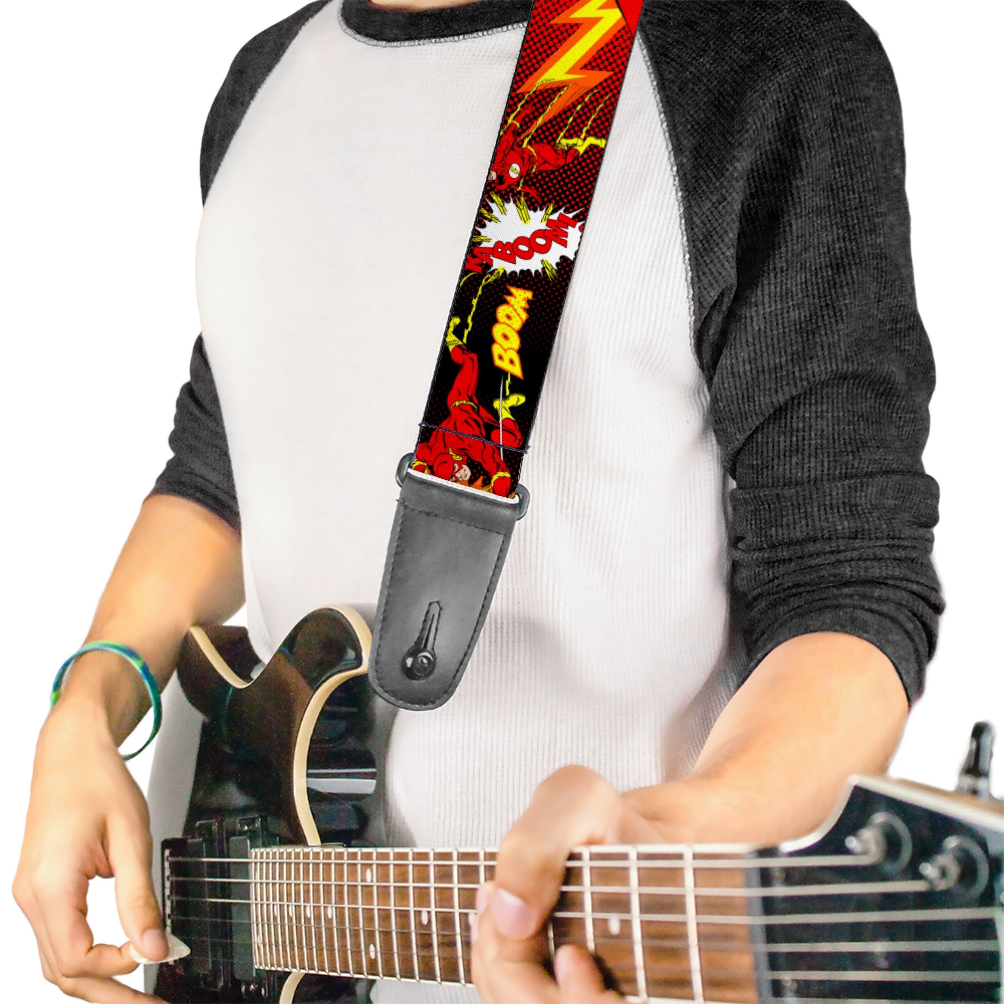 Guitar Strap - The Flash BOOM-KABOOM!