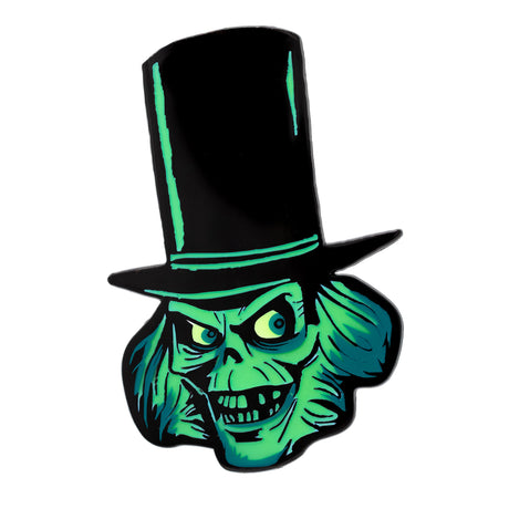 Disney Haunted Mansion Hatbox Ghost Portrait 3" Collectible Pin Special Edition 300 GLOW IN THE DARK -&nbsp; PREORDER