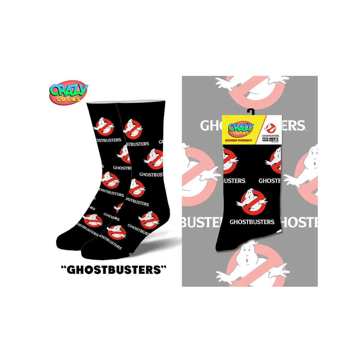 Ghostbusters - Mens Crew Folded