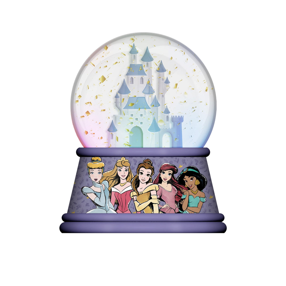 Disney Princess Castle Light-Up Snow Globe