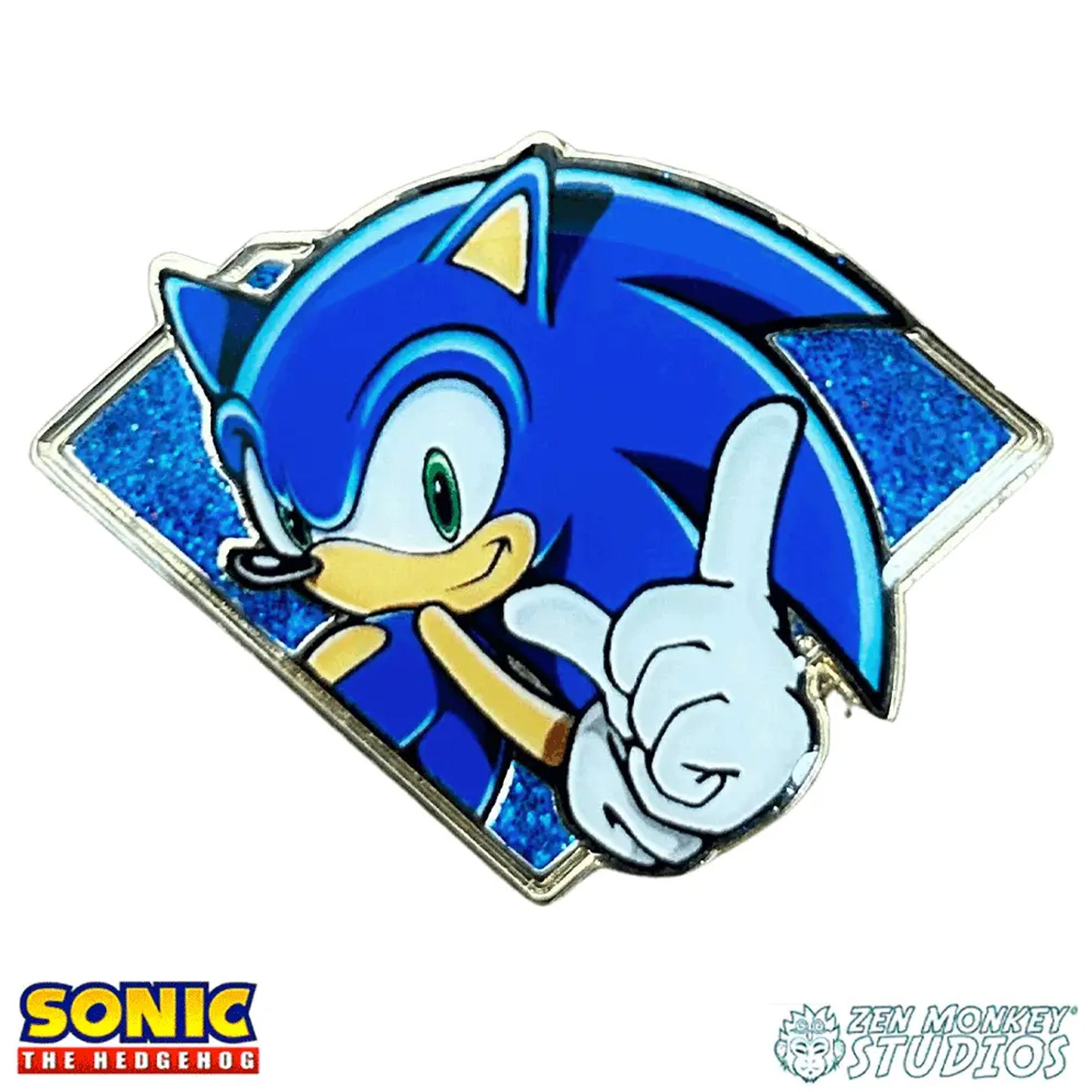 Golden Series 2: Emerald Sonic - Sonic the Hedgehog Pin