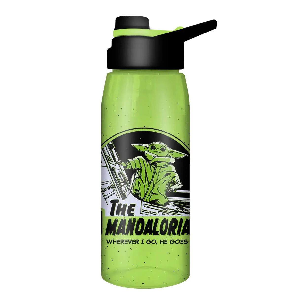 Star Wars Mandalorian Outline 28oz. Water Bottle w Screw Lid