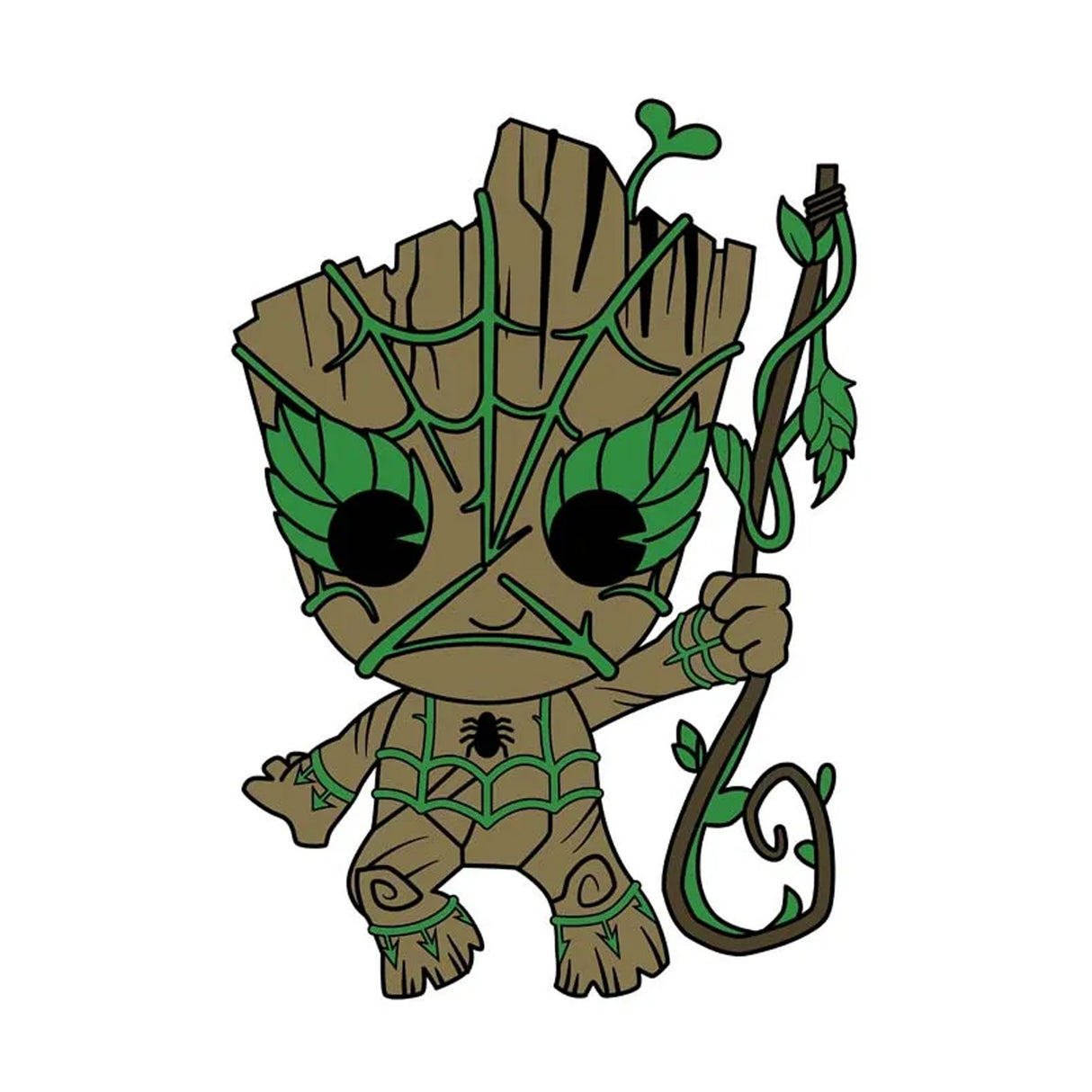 Groot as Spider-Man 3D Magnet