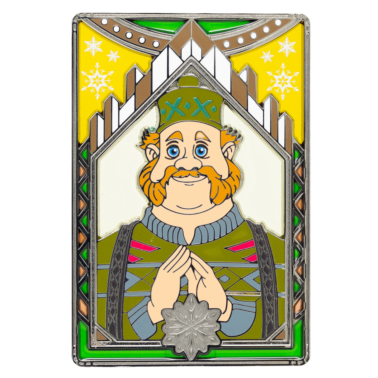 Disney Frozen Stained Glass Series Oaken 3" Collectible Pin Limited Edition 300