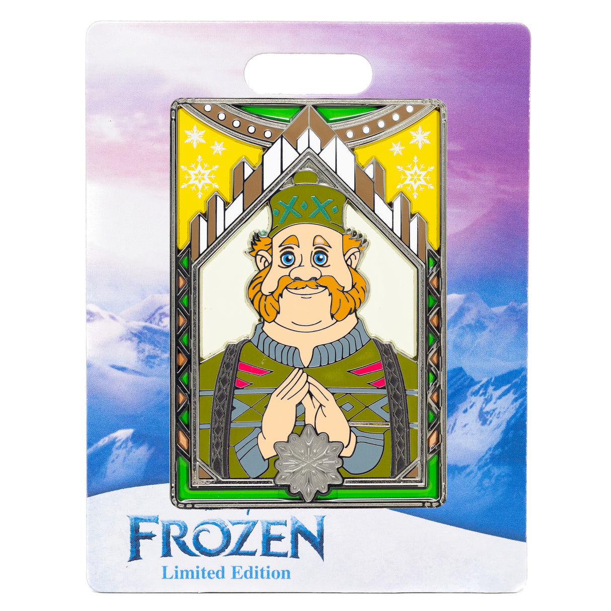 Disney Frozen Stained Glass Series Oaken 3" Collectible Pin Limited Edition 300