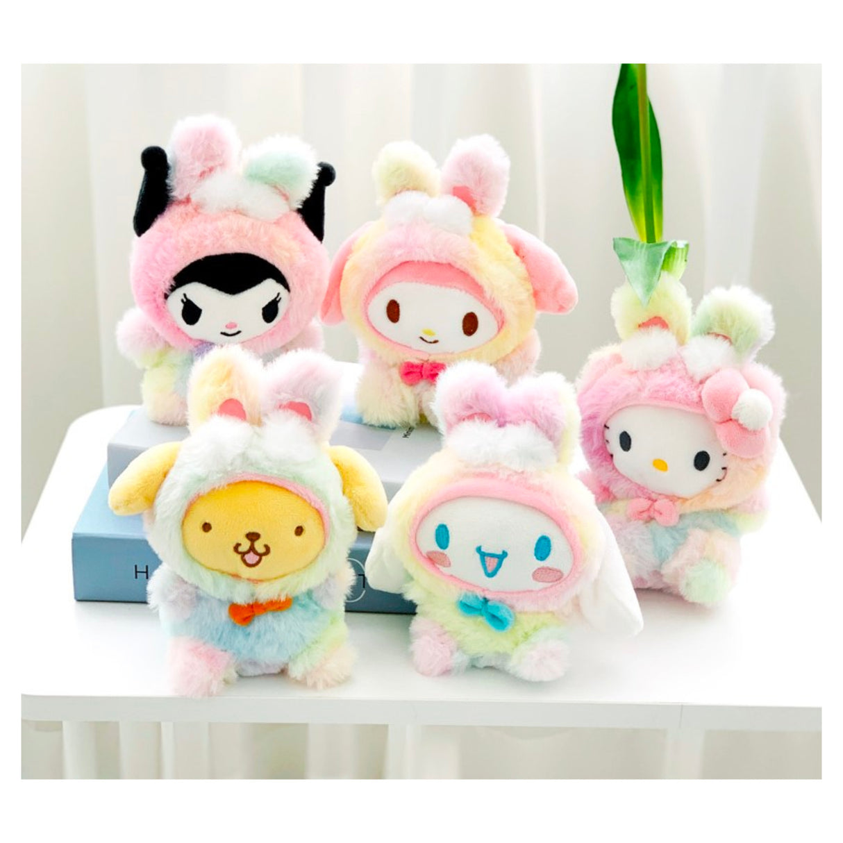 Sanrio Rainbow Fluffy Costume Theme Limited Edition Plush - My Melody