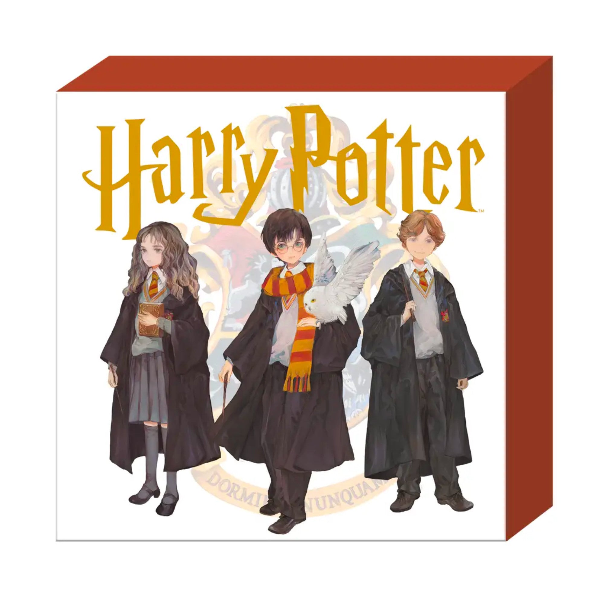 Harry Potter Trio Logo 6" X 6" X 1.5" Box Wall Sign