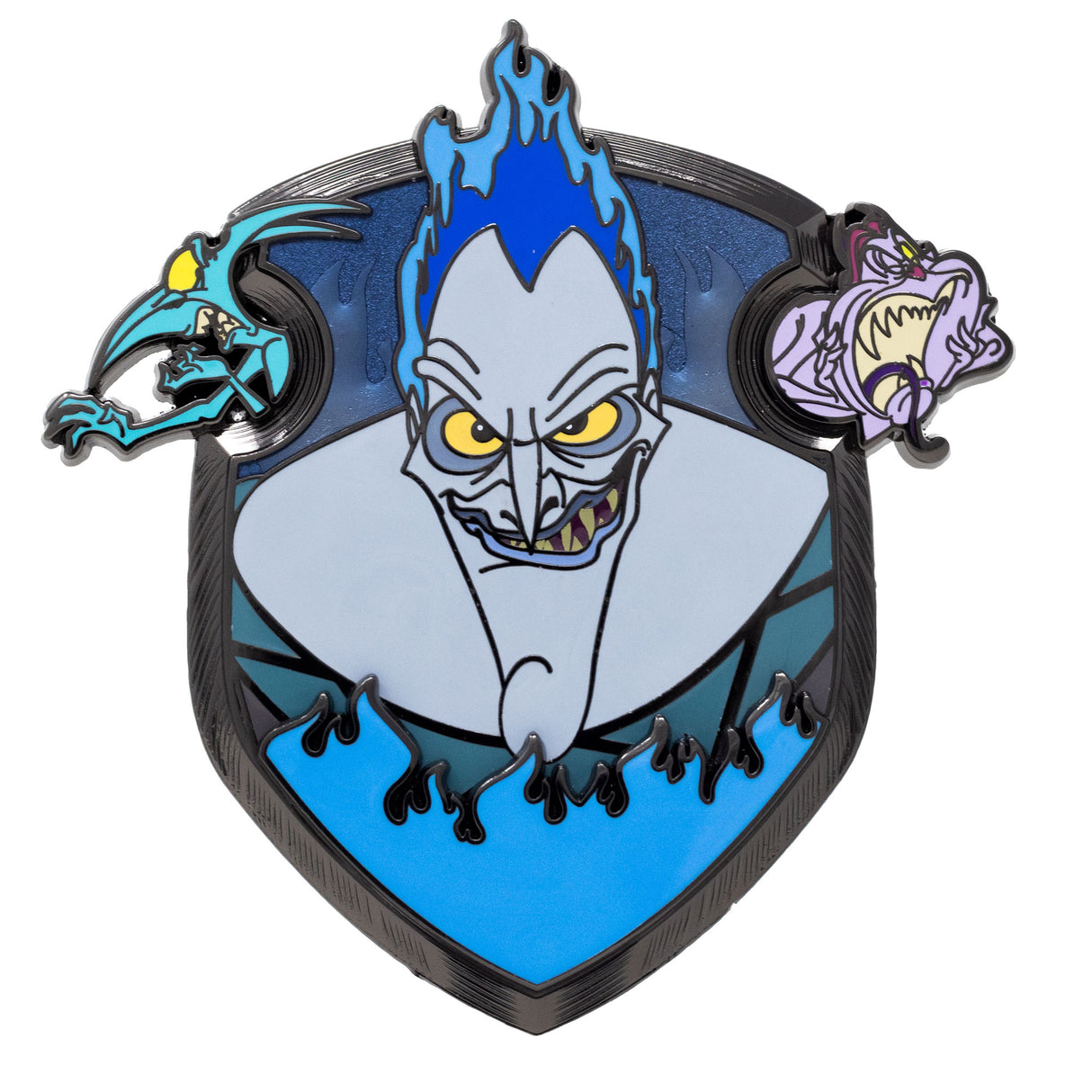 Disney Coat of Arms Hades 3" Collectible Pin on Pin Special Edition 400 - PREORDER