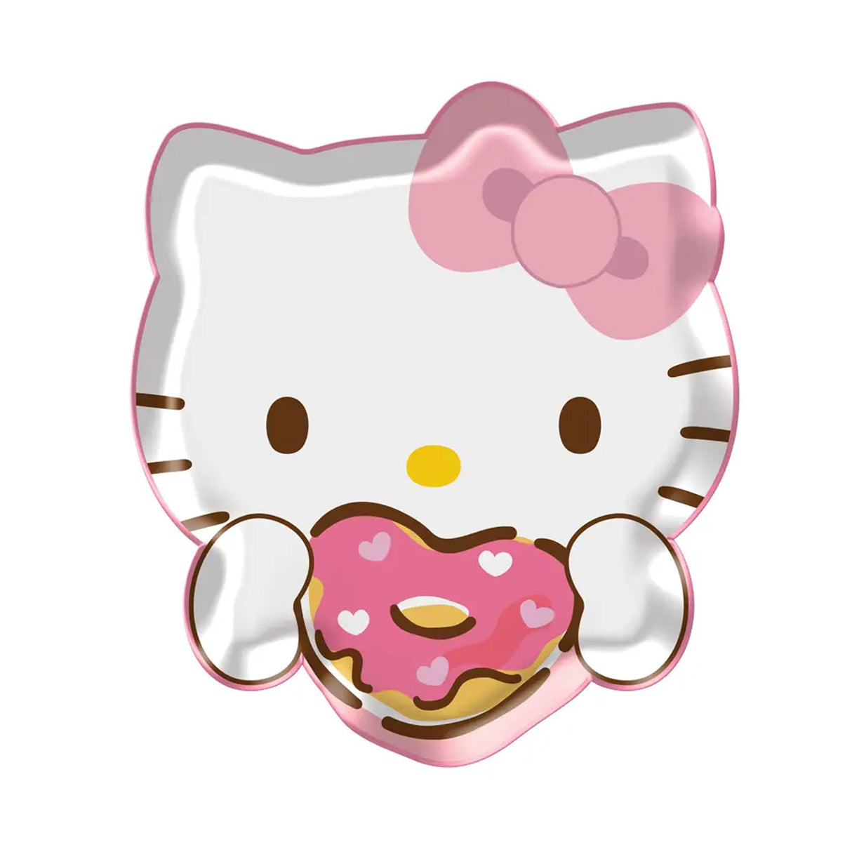 Hello Kitty Eating Heart Donut Sculpted Ceramic Spoon Rest