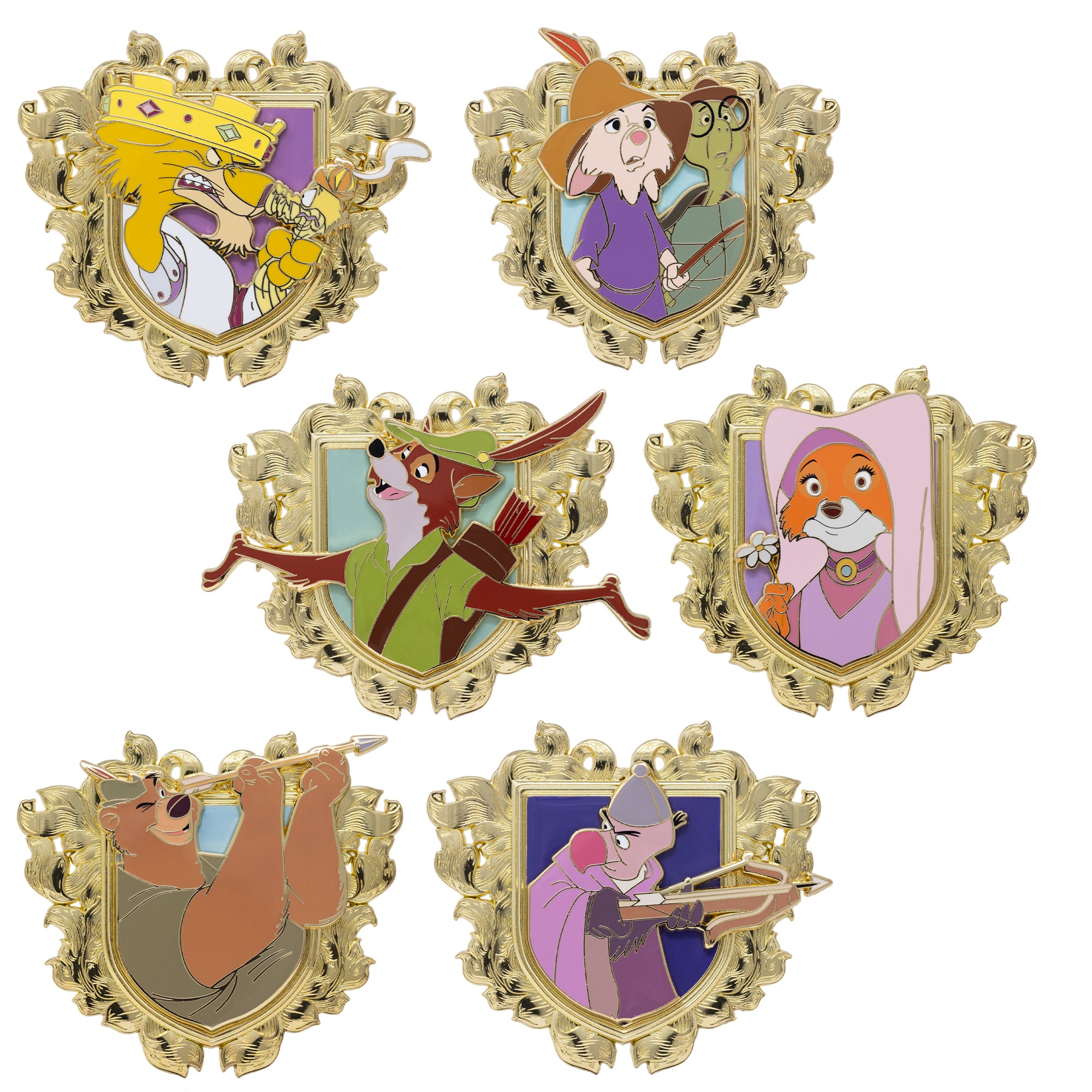 Disney Robin Hood Family Crest - Robin Hood Series3" Collectible Pin on Pin Special Edition 300