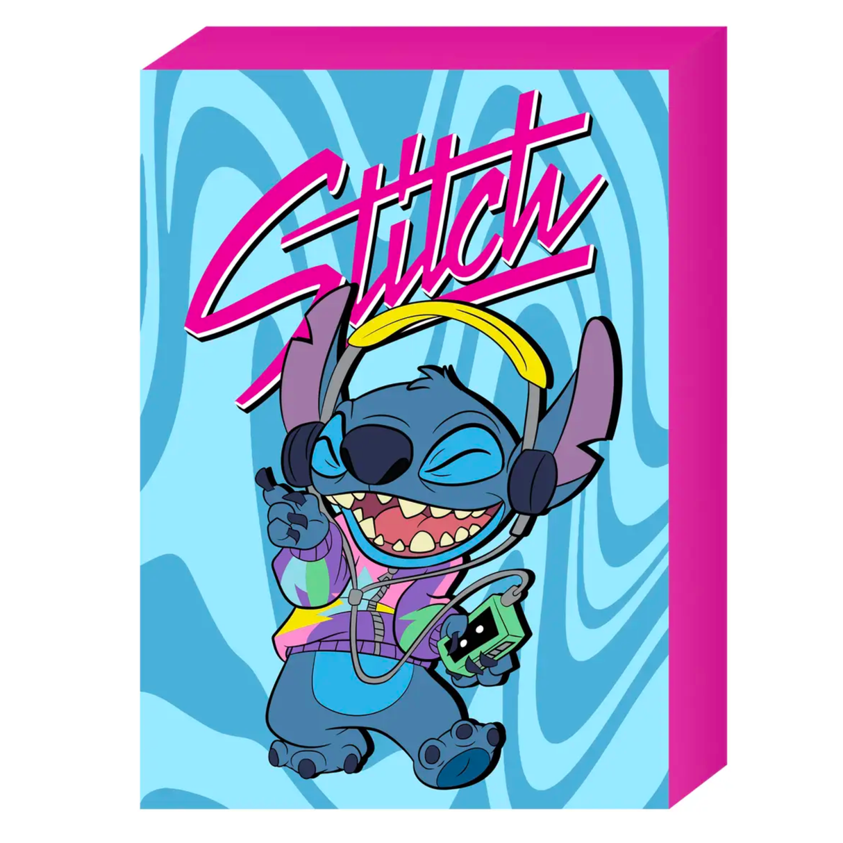 Lilo and Stitch Jamming 5" x 7" x 1.5" Box Sign Wall Art