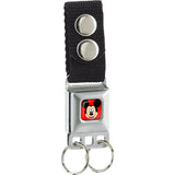 Keychain - Mickey Mouse Face Full Color Red