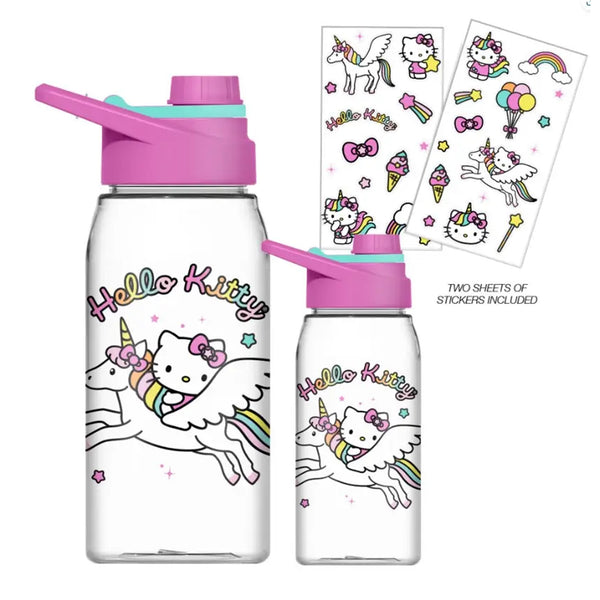 Hello Kitty Red White Blue Dots 20oz Water Bottle