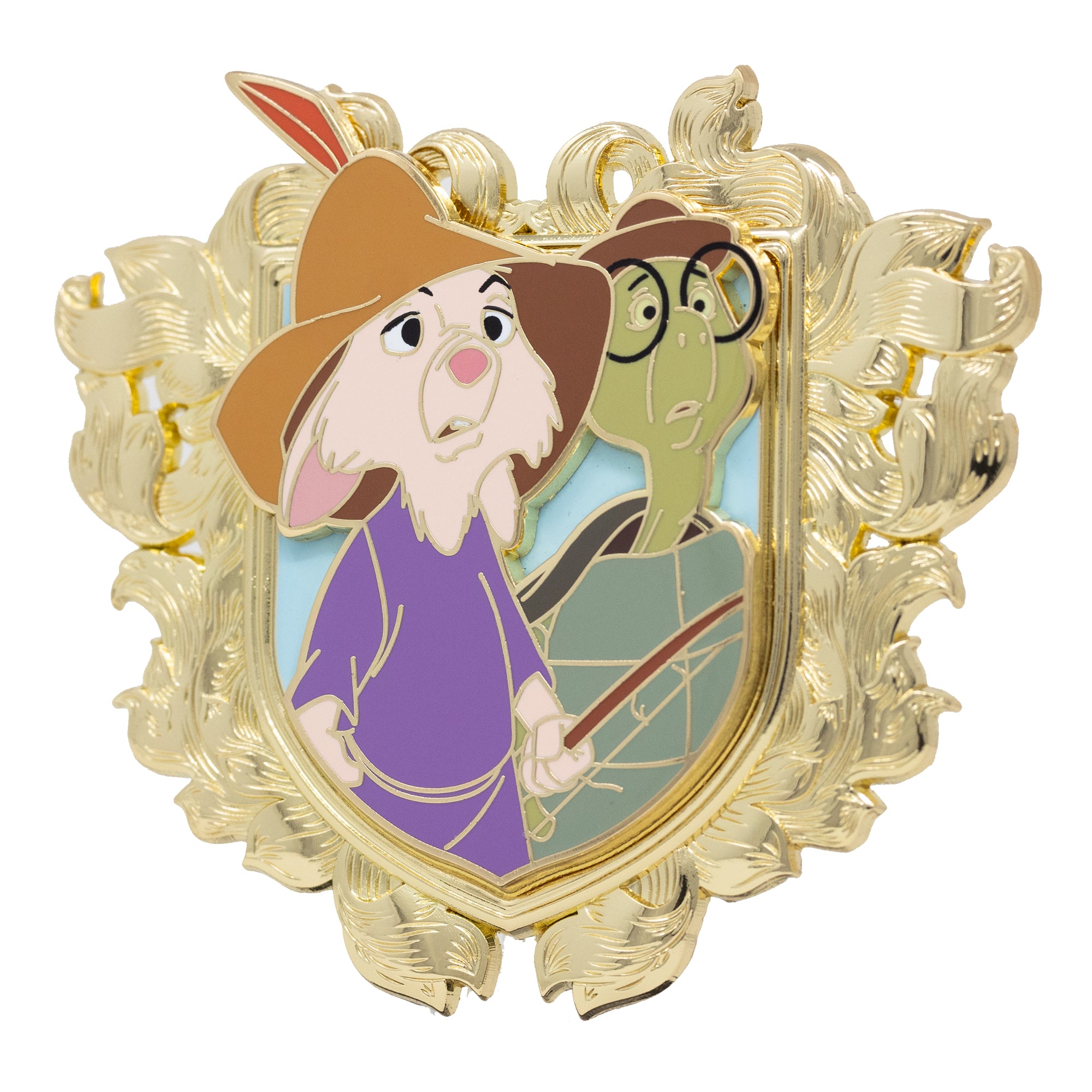 Disney Robin Hood Family Crest - Kids 3" Collectible Pin on Pin Special Edition 300