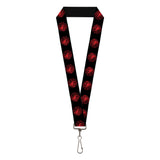 Lanyard - 1.0" - Game of Thrones House of Targaryen Sigil Black/Red