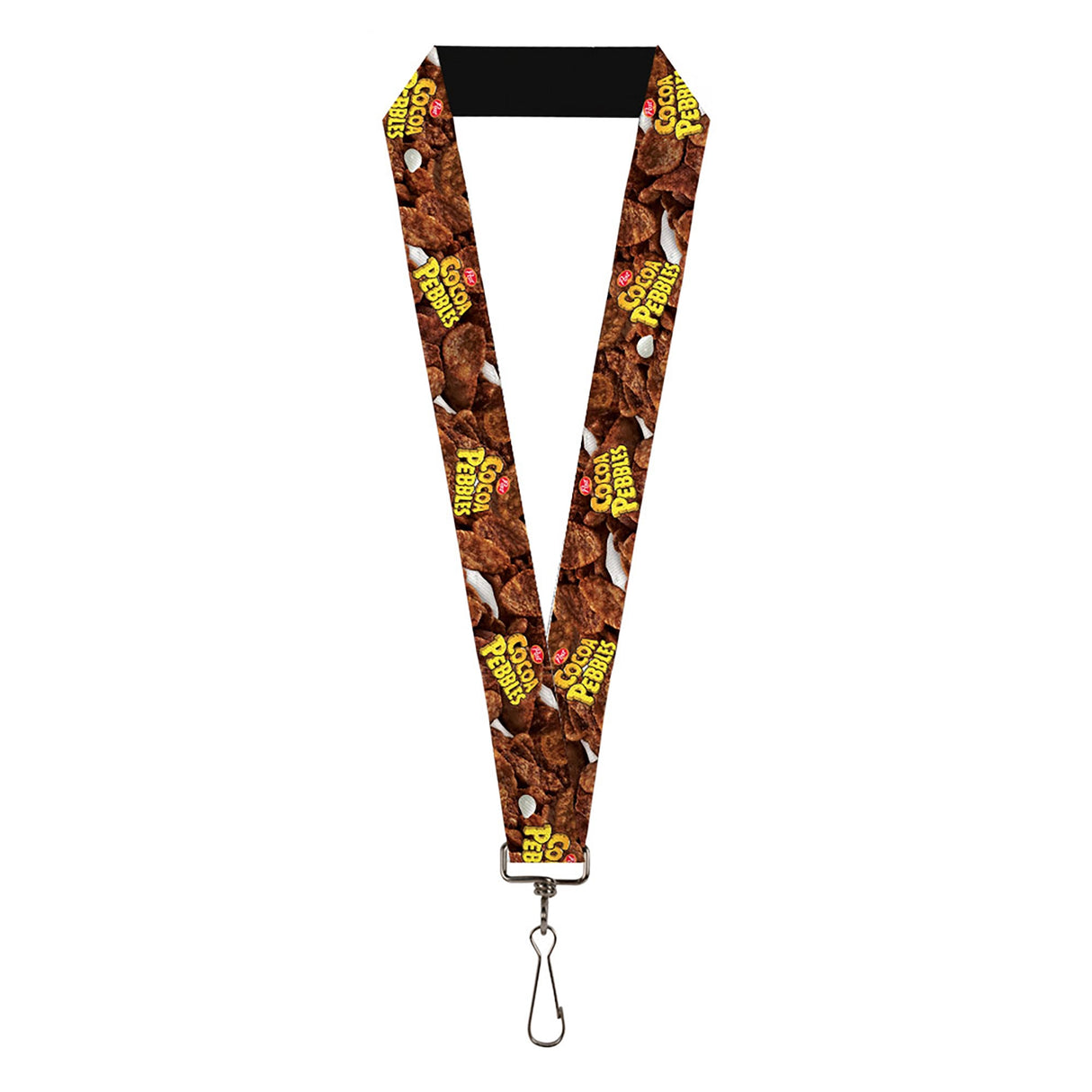 Lanyard - 1.0" - POST COCOA PEBBLES Logo and Vivid Cereal Browns