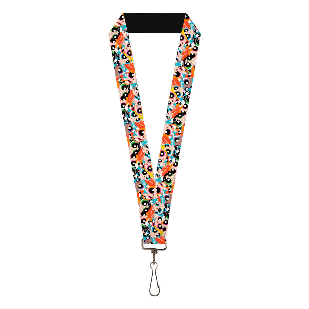 Lanyard - 1.0" - The Powerpuff Girls Expressions Stacked