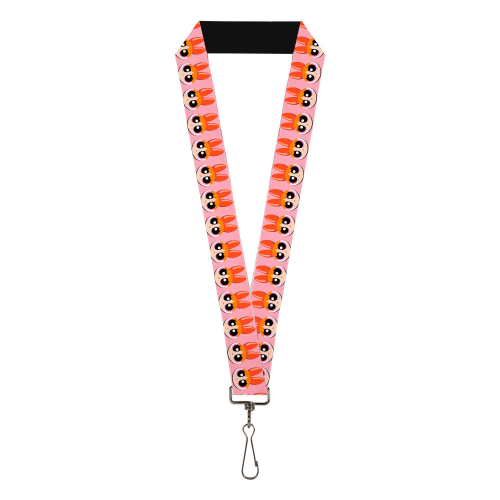 Lanyard - 1.0" - The Powerpuff Girls Blossom Face Close-Up Pink