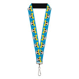 Lanyard - 1.0" - The Powerpuff Girls Bubbles Face Close-Up Blue