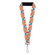 Lanyard - 1.0" - Ren and Stimpy Pose Blocks