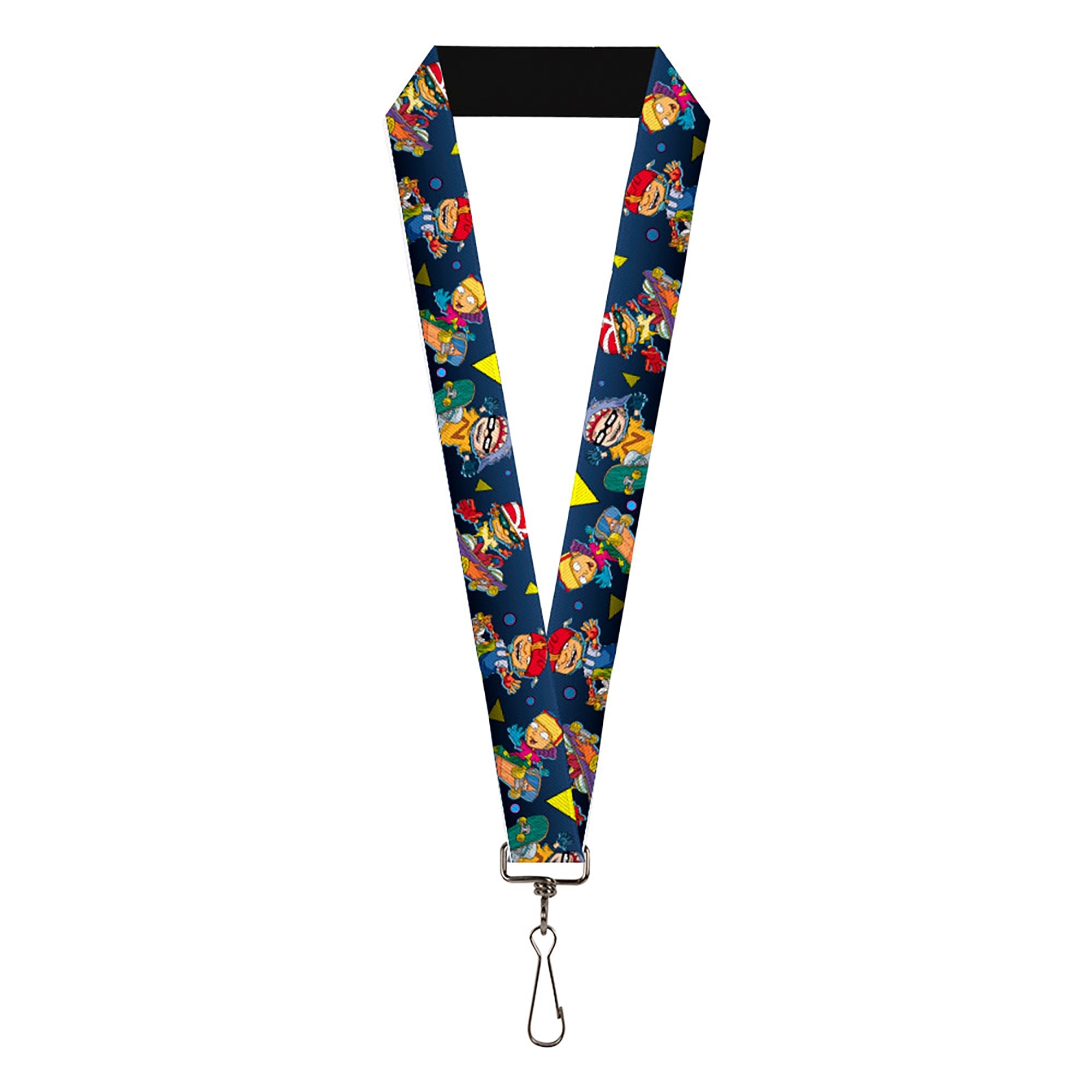 Lanyard - 1.0" - Rocket Power 4-Character Action Poses/Shapes Cool Gray/Multi Color