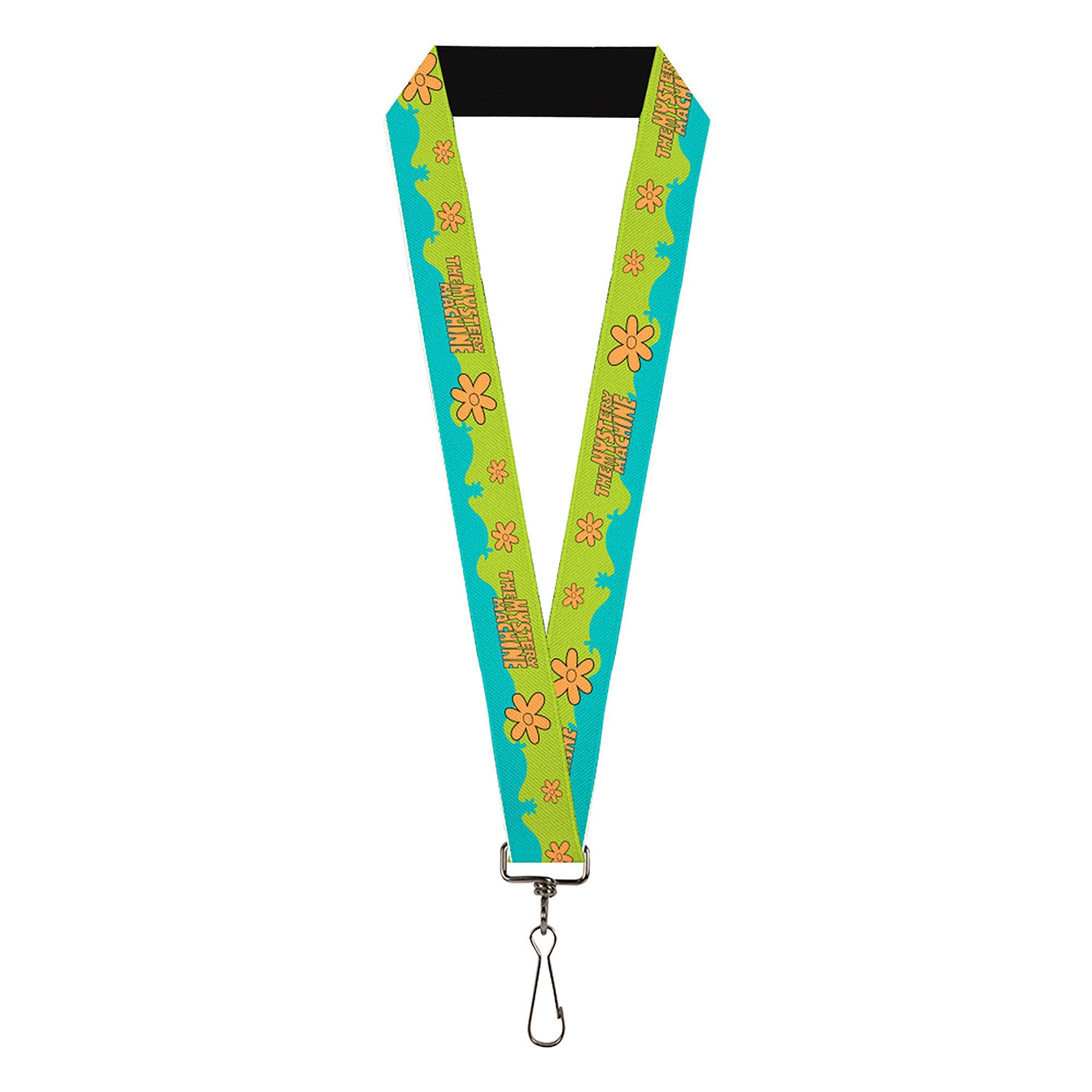 Lanyard - 1.0" - Scooby Doo THE MYSTERY MACHINE Paint Job Green/Aqua/Orange