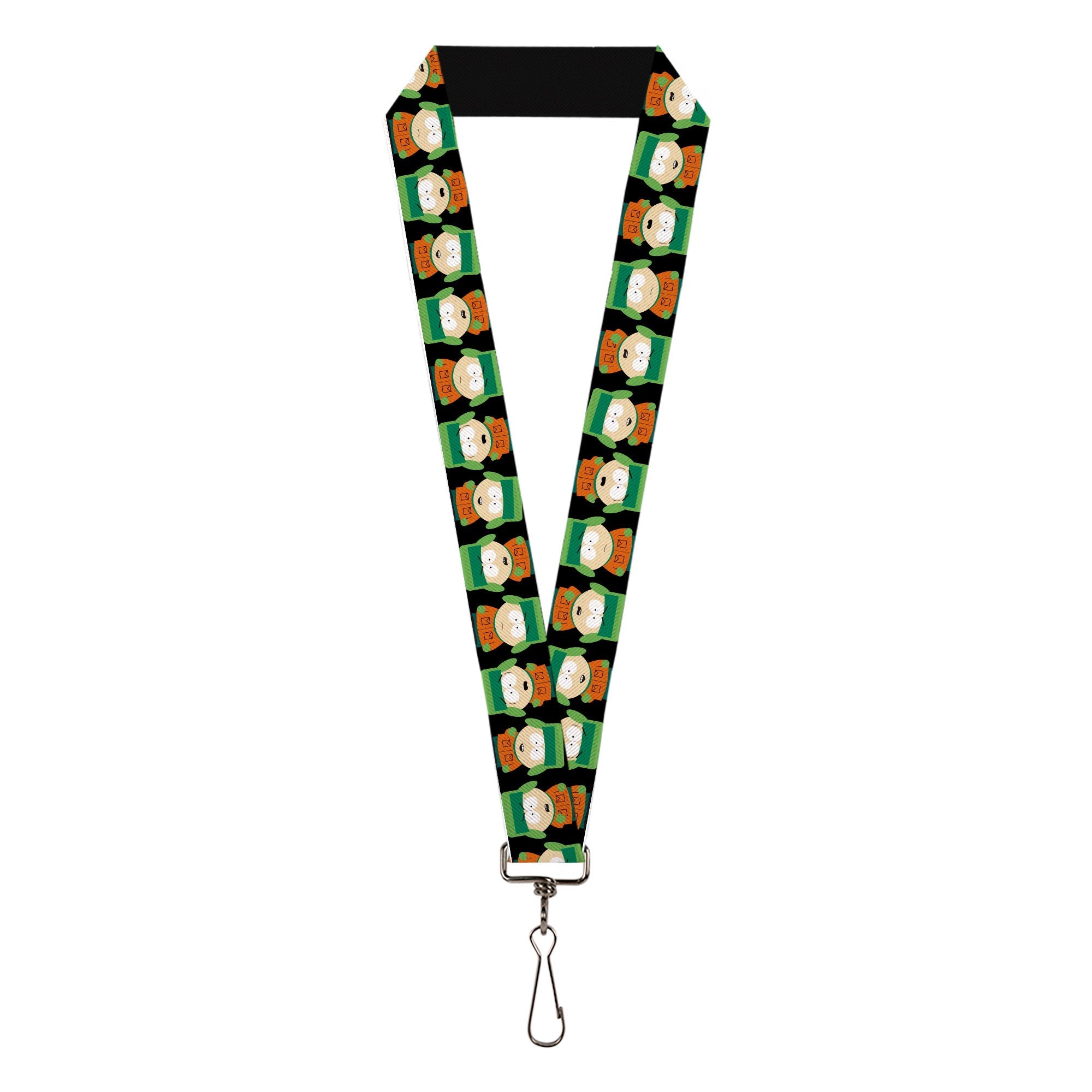 Lanyard - 1.0" - South Park Kyle Flip Poses Black