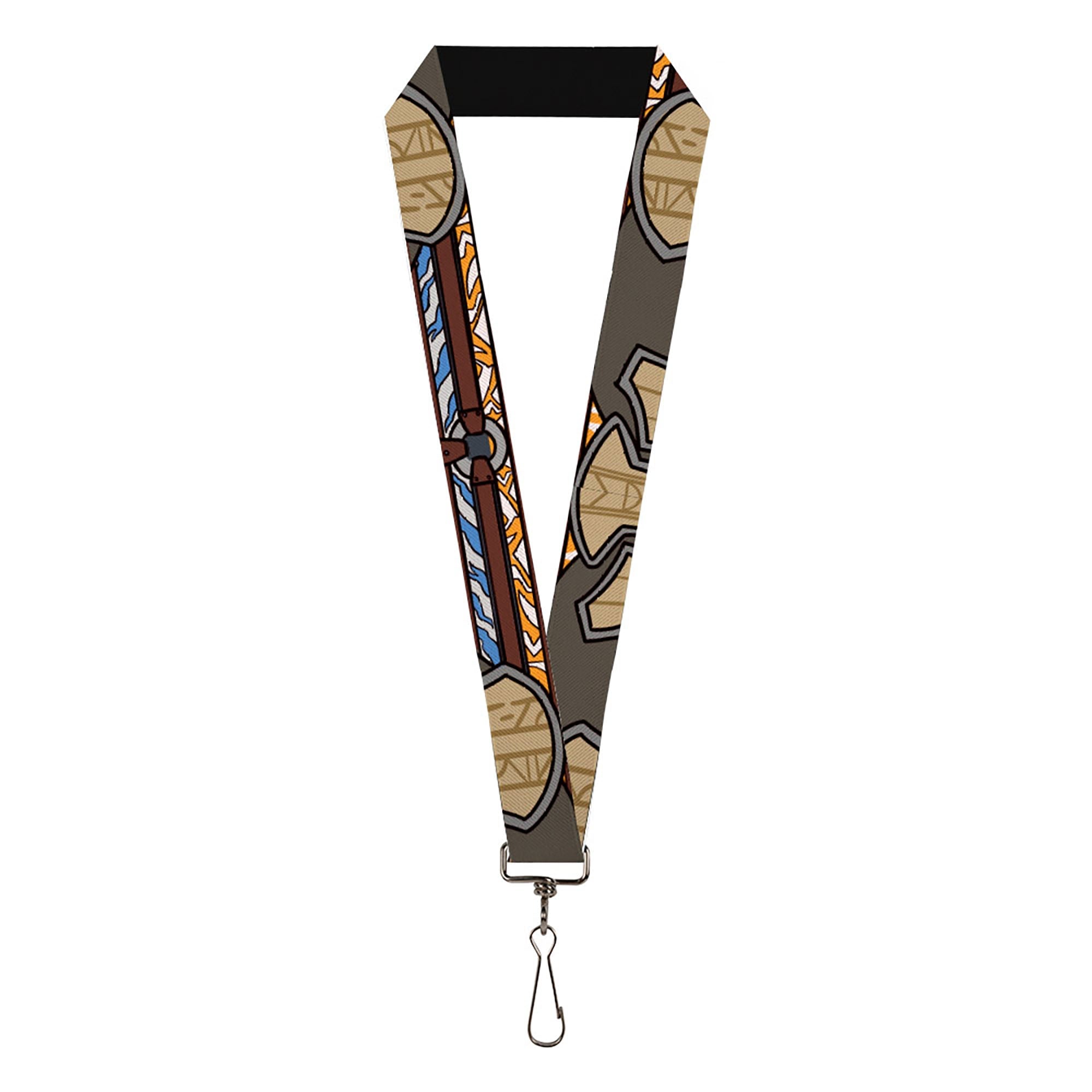 Lanyard - 1.0" - Star Wars Clone Wars Ahsoka Tano Bounding Elements1