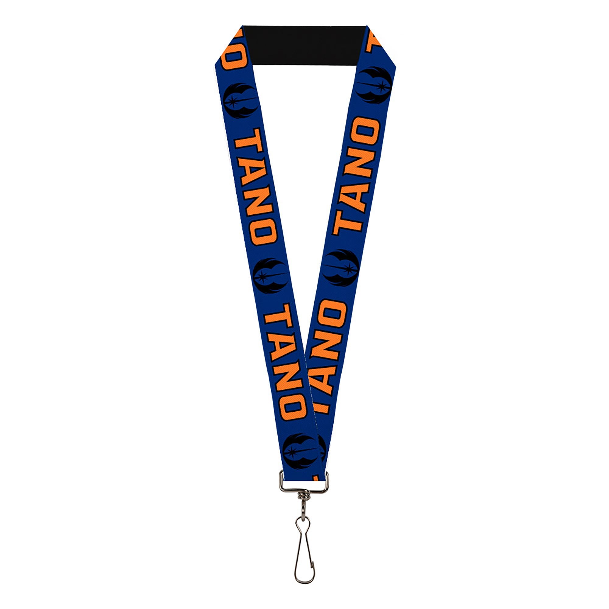 Lanyard - 1.0" - Star Wars Jedi Order Insignia/TANO Text Blues/Orange