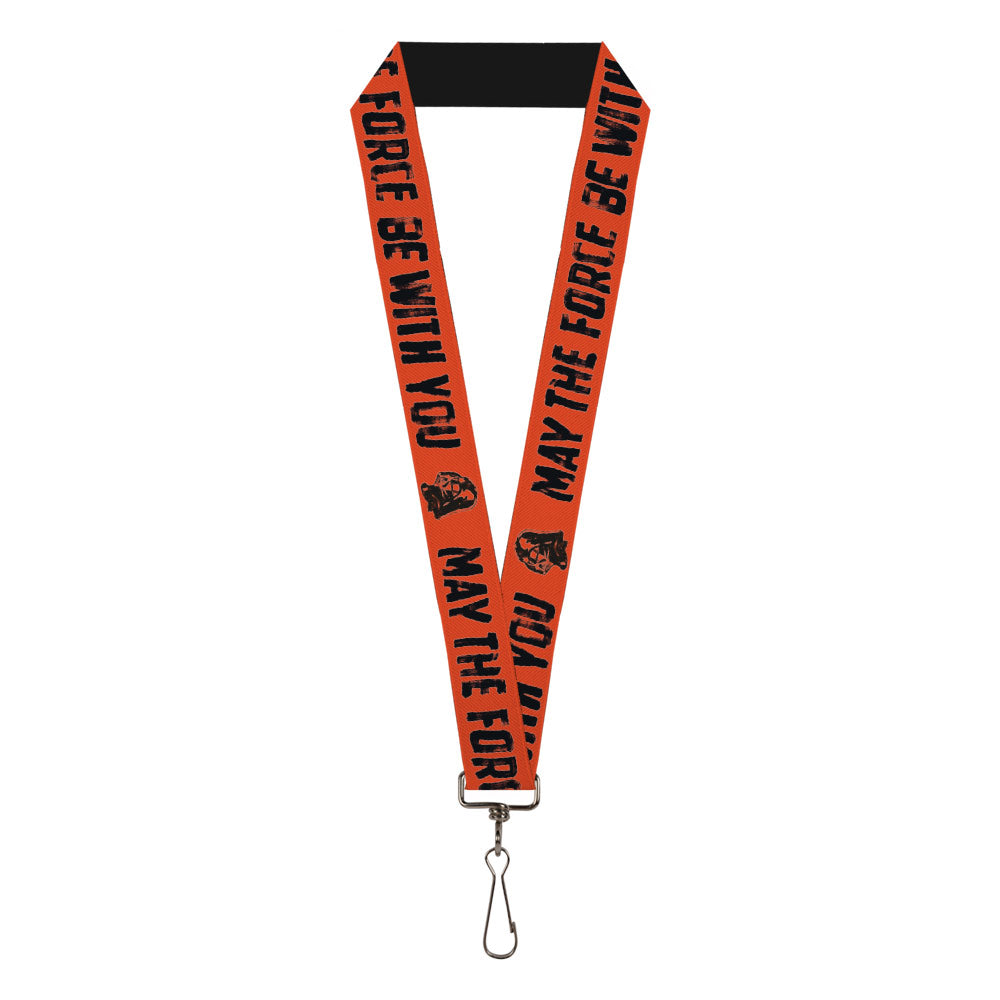 Lanyard - 1.0" - Star Wars Darth Vader MAY THE FORCE BE WITH YOU Red/Black