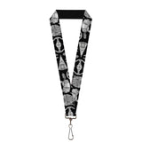 Lanyard - 1.0" - Star Wars Ships and Vehicles Black/Grays