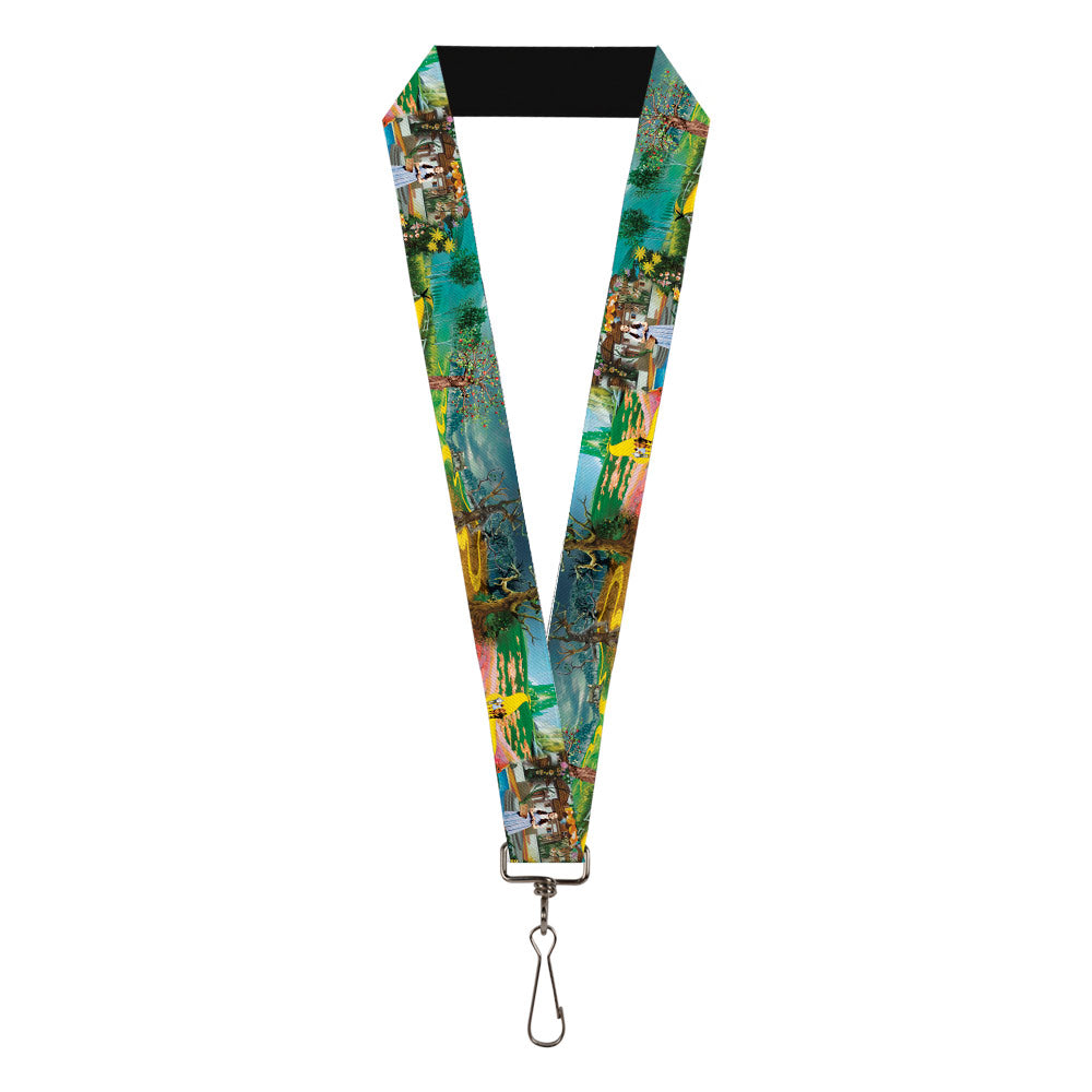 Lanyard - 1.0" - The Wizard of Oz Yellow Brick Road Scenes