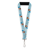 Lanyard - 1.0" - Foster's Home for Imaginary Friends Mac and Bloo Pose Blues